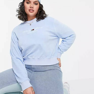 Tommy Jeans Pastel Collection Sweater (Plus Size)