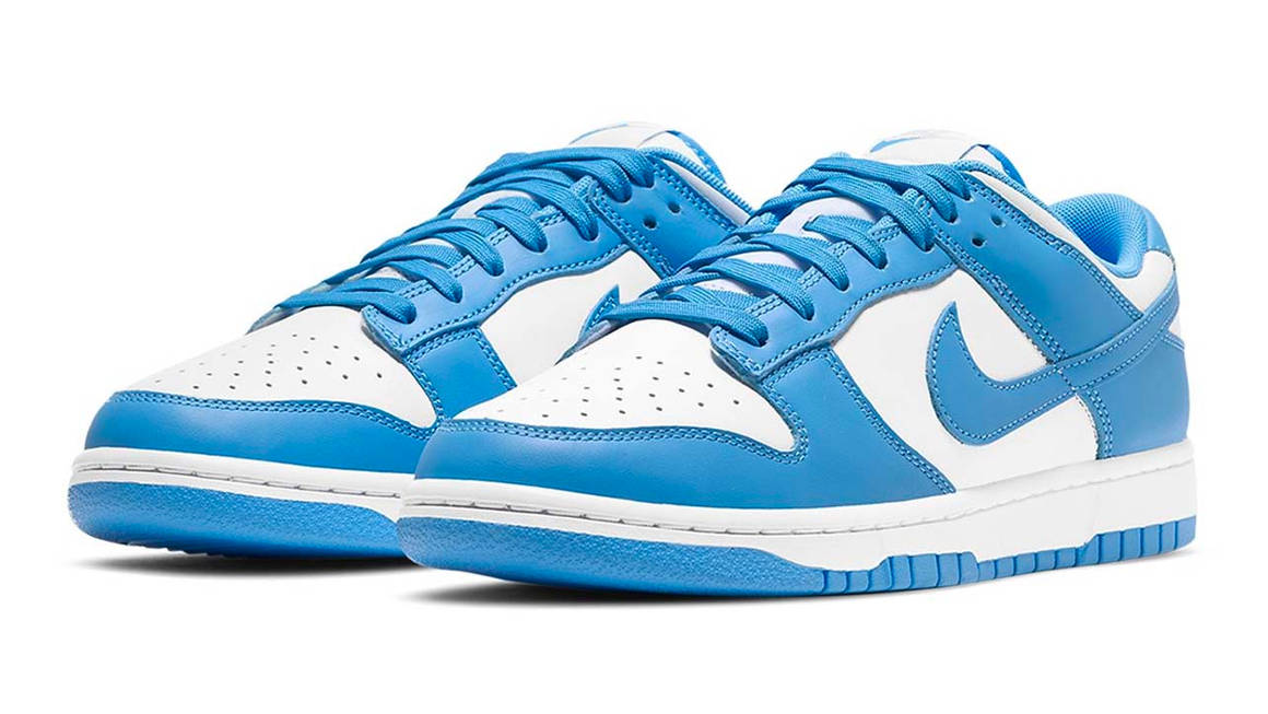 light blue dunks low