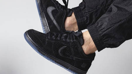 The UNDEFEATED x Nike Dunk Low "Dunk vs AF1" Is Decked Out in Triple Black The UNDEFEATED x Nike Dunk Low "Dunk vs AF1" Is Decked Out in Triple Black