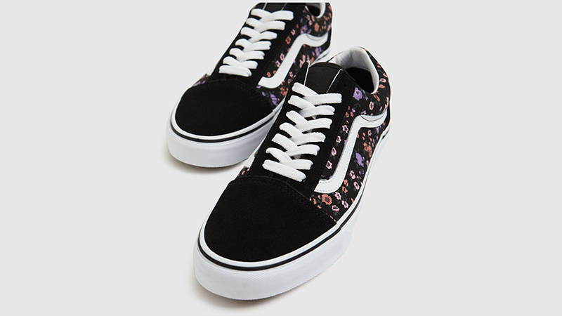 Lux floral old skool sales vans