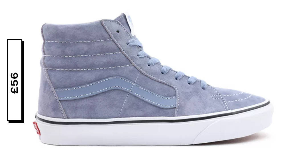 Vans SK8-Hi Pig Suede Tempest Blue