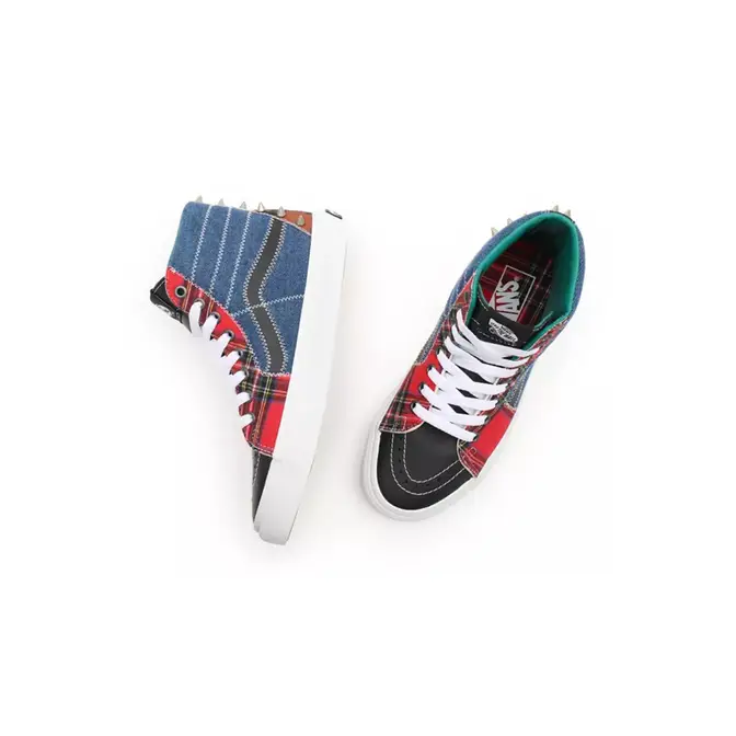 Vans sk8 hot sale hi plaid