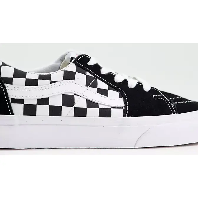 Vans Sk8Low Checkerboard Black Where To Buy The Sole Supplier