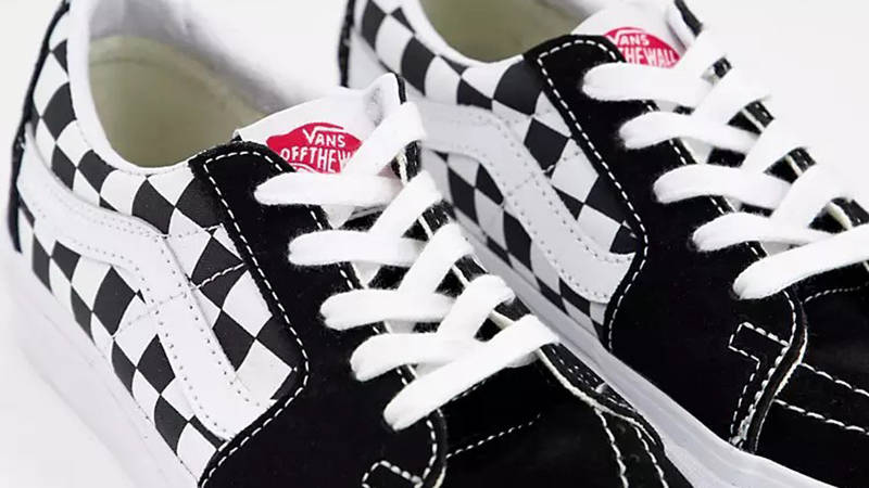 Vans Sk8-Low Checkerboard Black