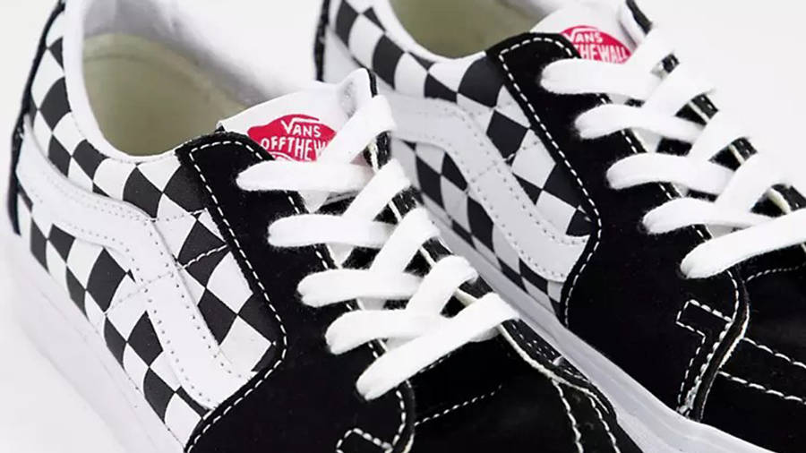 Vans Sk8Low Checkerboard Black Where To Buy undefined The Sole