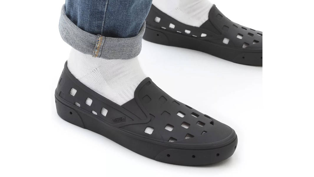 Vans Slip-On TRK Black On Feet