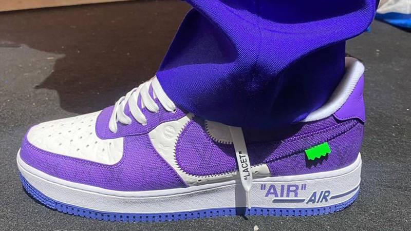 Virgil Abloh x Louis Vuitton x Nike Air Force 1 Purple