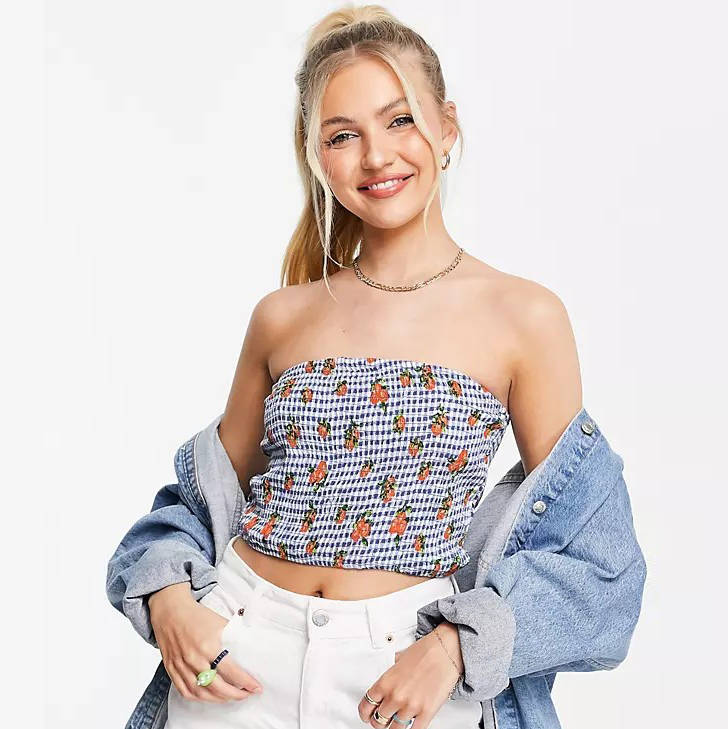 Wednesday’s Girl Crop Bandeau Top