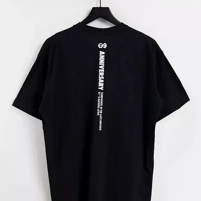 T-shirt Columbia CSC Basic Logo vermeljo cinzento Black Back