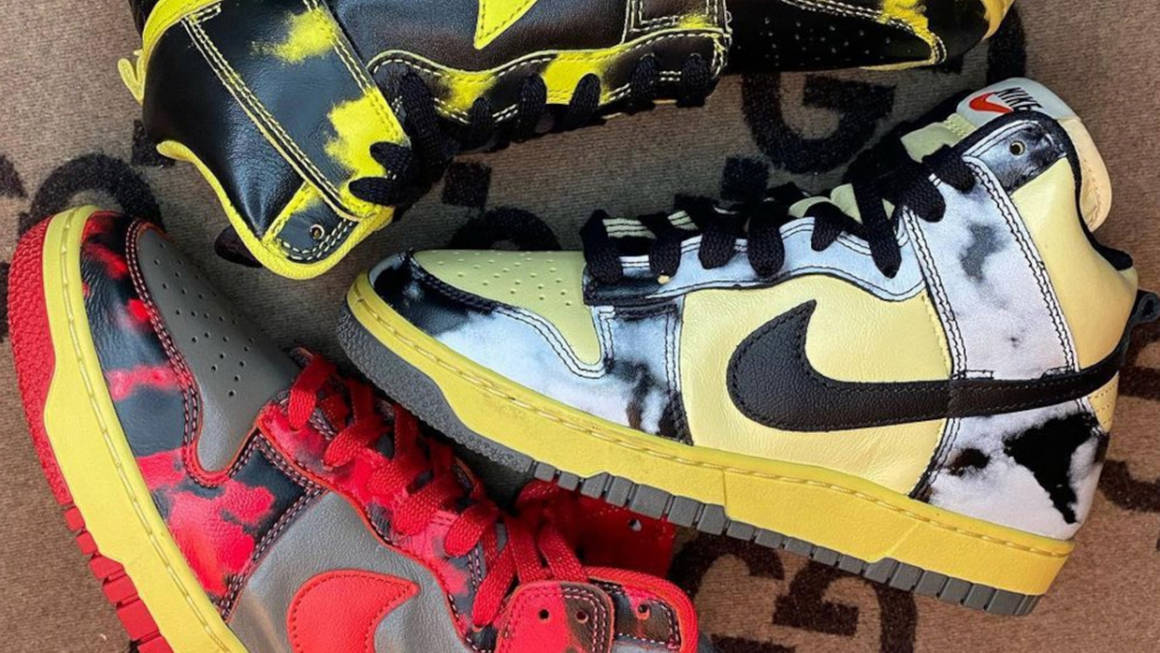 dunk high acid wash stockx