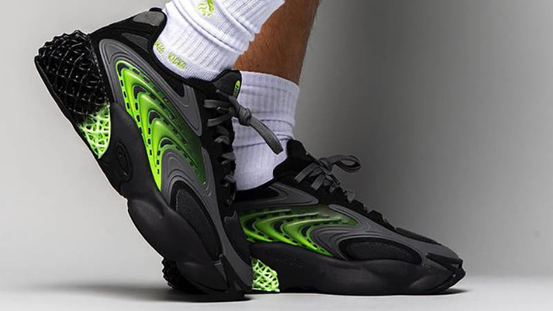 adidas 4D Cush Carbon Solar Green LWO94 Side 3