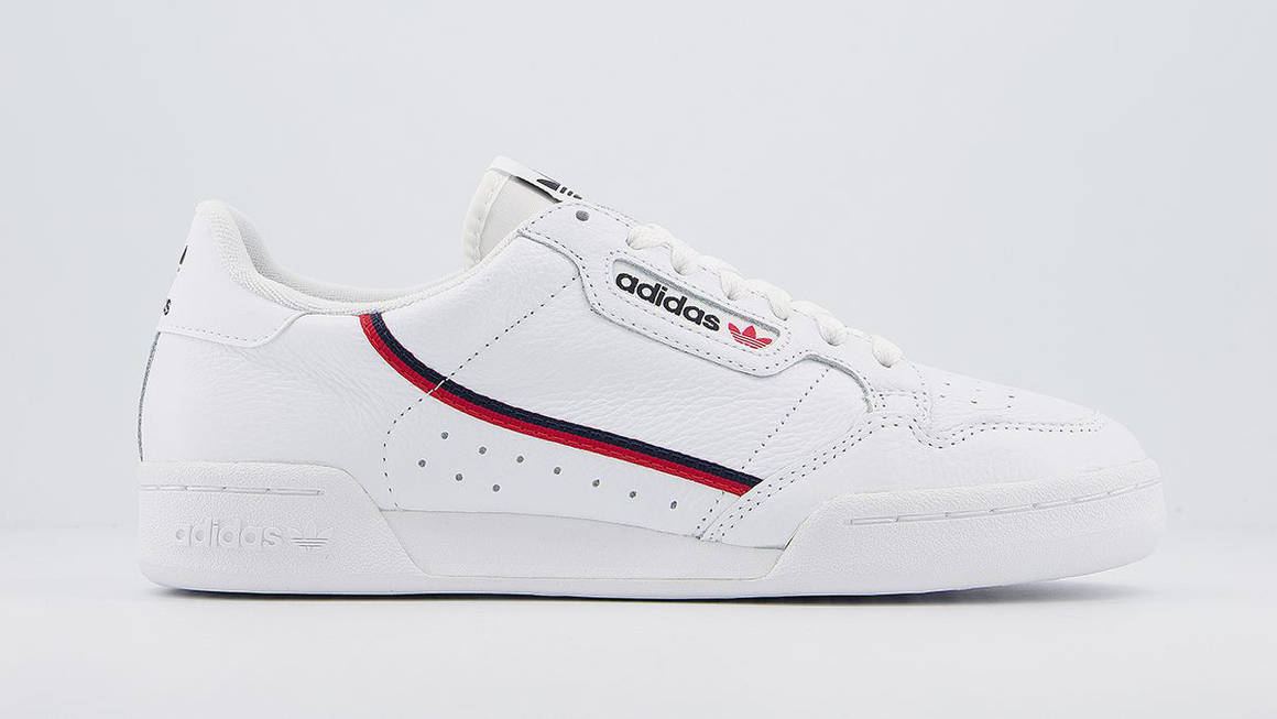 adidas 80s Continental White Scarlet Navy