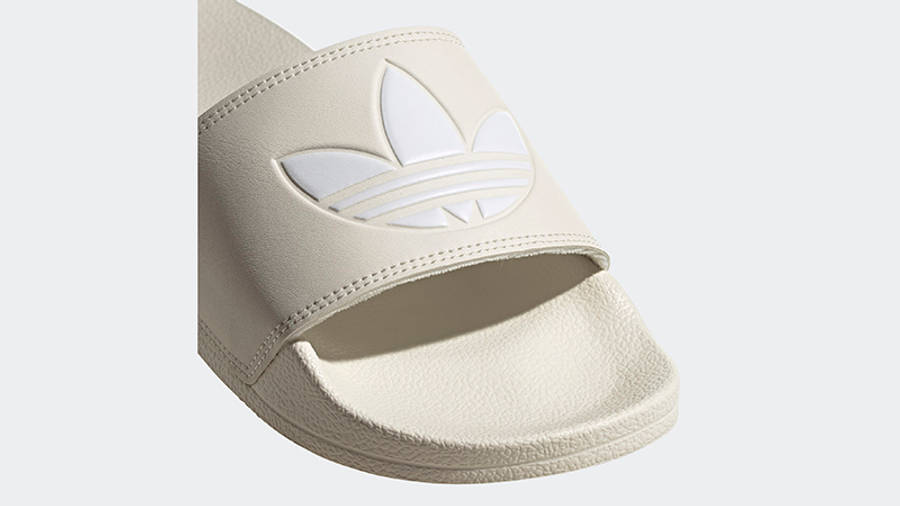 adidas originals adilette lite sliders in off white