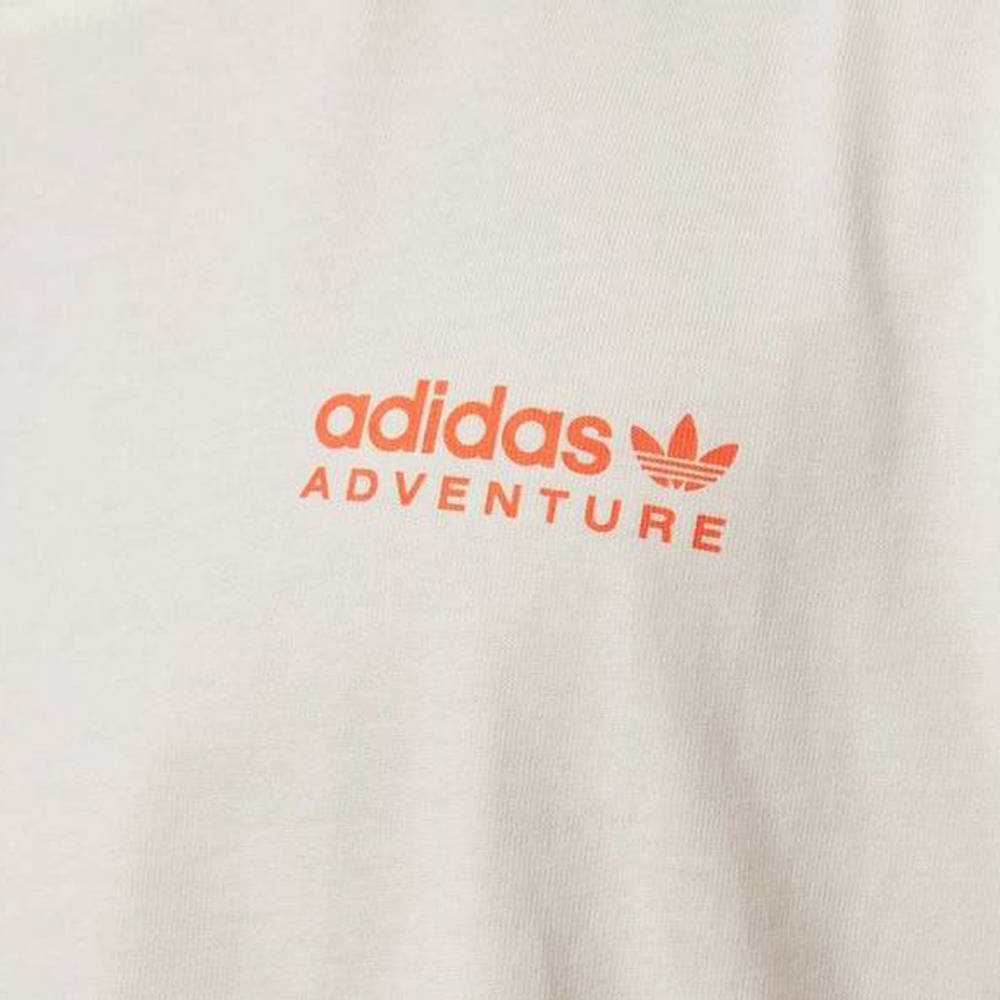 adidas Adventure Woodwave T-Shirt White logo
