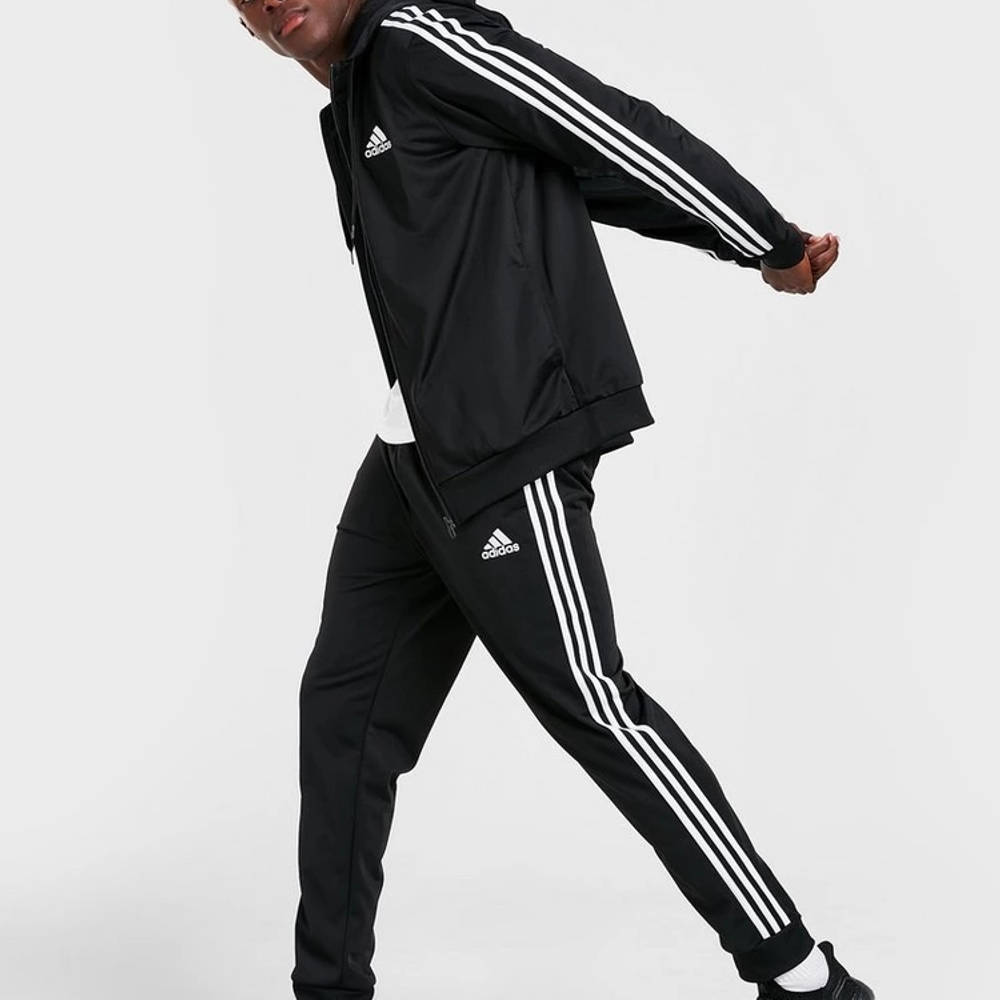 adidas Badge of Sport 3-Stripes Poly Track Pants - Black | The Sole ...