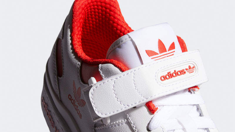 adidas Forum Low City White Red Closeup