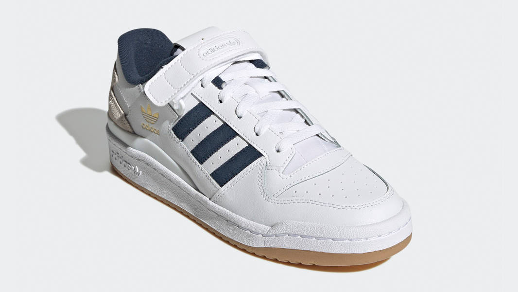 adidas Forum Low White Crew Navy Front