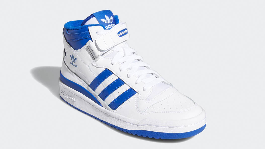 adidas Forum Mid White Royal Blue