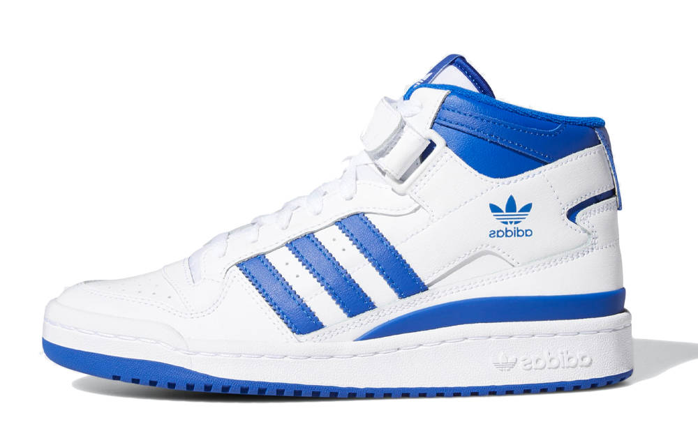 adidas Forum Mid White Royal Blue