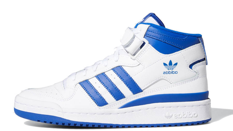adidas Forum Mid White Royal Blue | Where To Buy | G57985 | The Sole ...