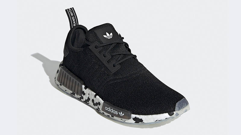 NEW Adidas NMD_R1 Black / top Black / Gum M4 W5