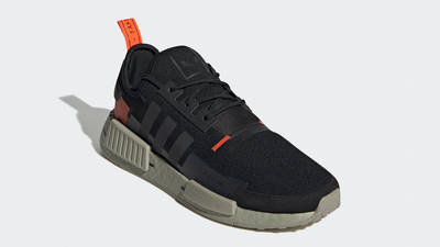 adidas NMD R1 Black Solar Red Front