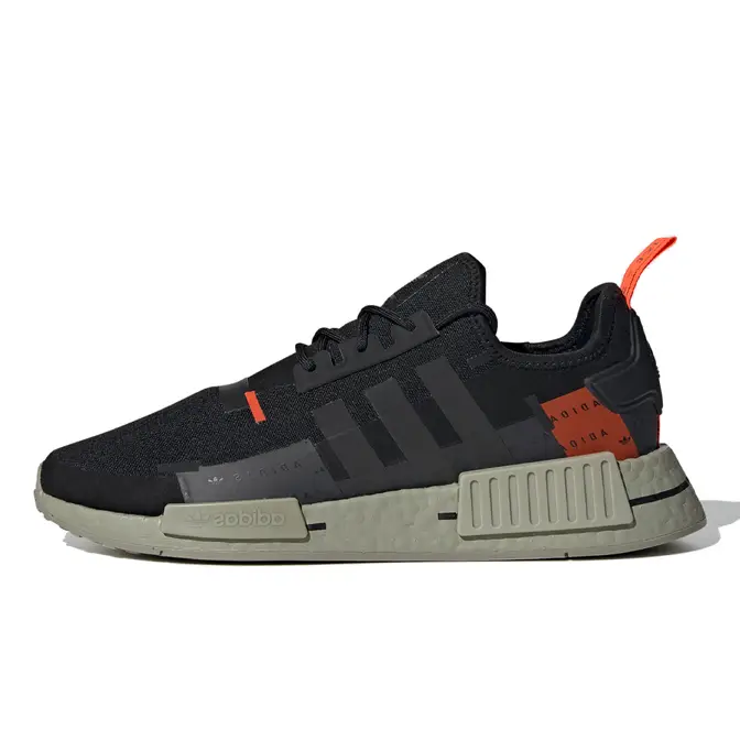 Nmd r1 men's grey solar red best sale