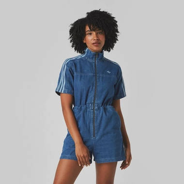 adidas Originals Adicolor Denim Jumpsuit adidas Originals Adicolor Denim Jumpsuit