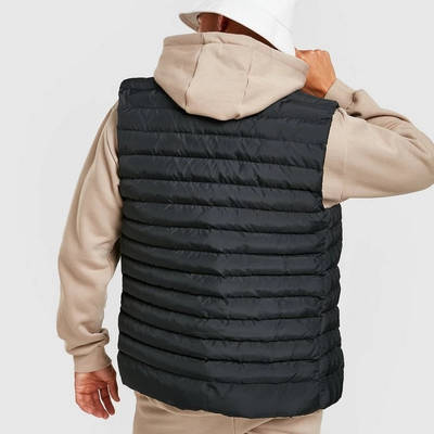 adidas black gilet