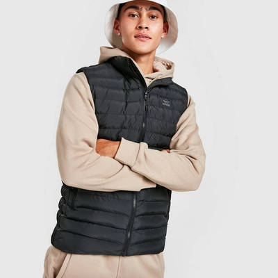 adidas black gilet