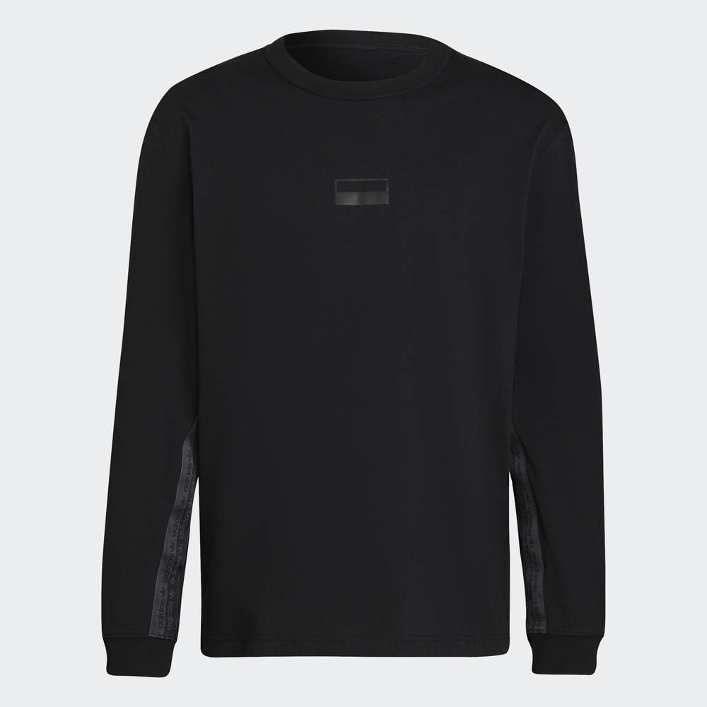 adidas RYV Loose Fit Crew Sweatshirt - Black | The Sole Supplier