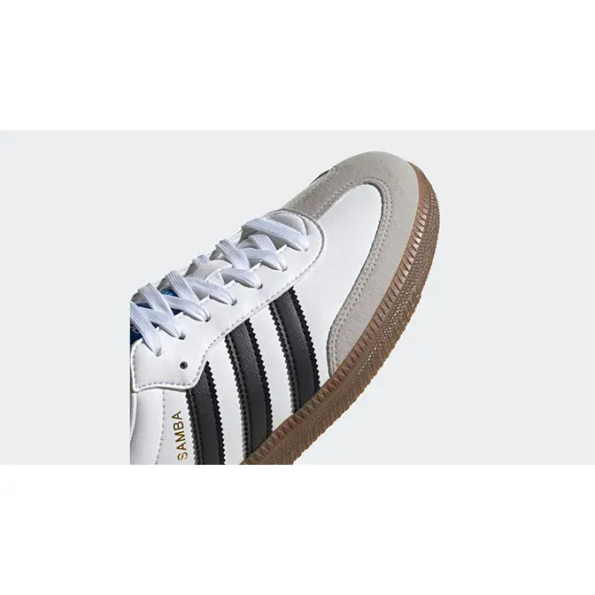 adidas Samba Vegan White Black Gum | Where To Buy | H01877 | The