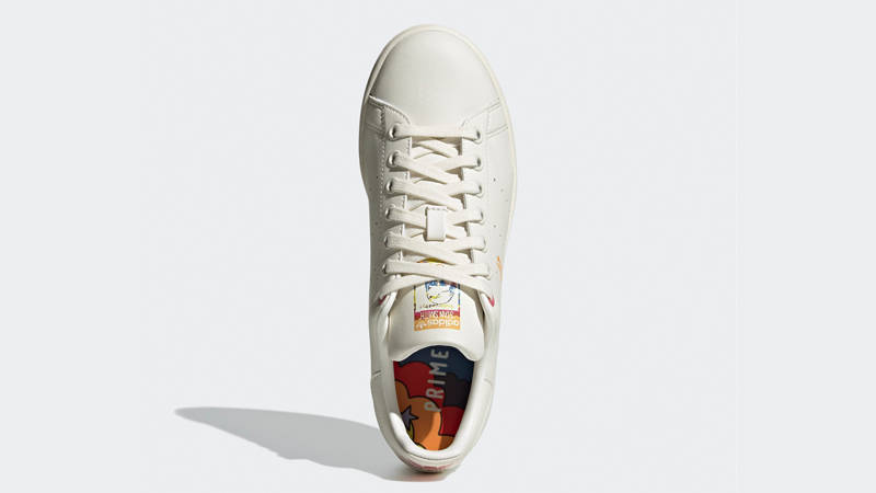 adidas Stan Smith White Crew Orange