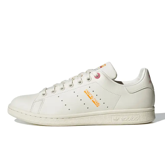 stan smith white orange