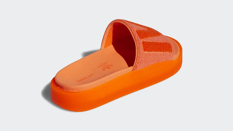IVY PARK x adidas Slides Solar Orange | Where To Buy | GX1196