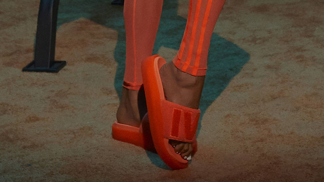 IVY PARK x adidas Slides Solar Orange