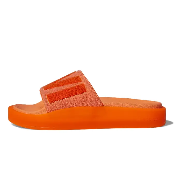 IVY PARK x adidas Slides Solar Orange | Where To Buy | GX1196 | The ...