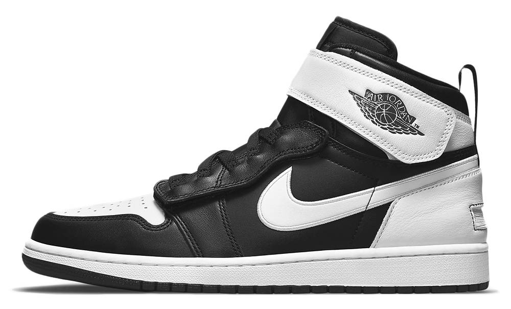 Air Jordan 1 Hi FlyEase GS Black White