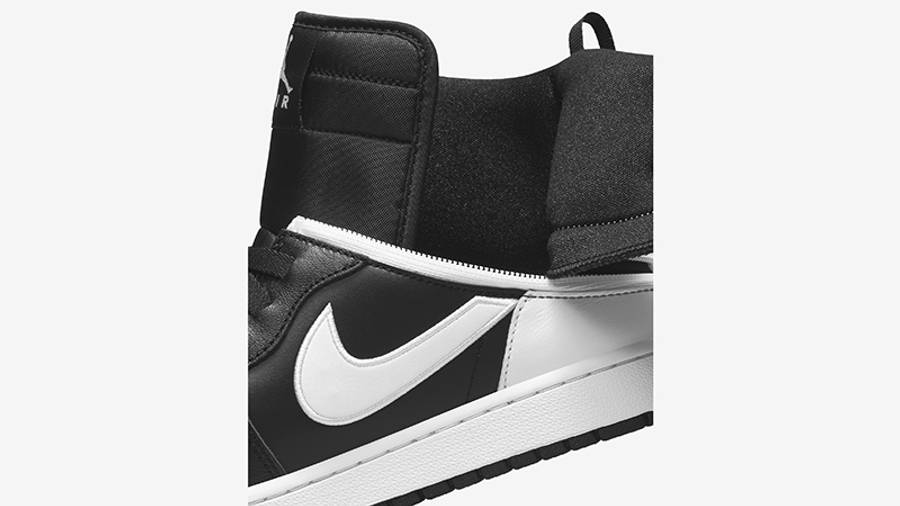 air jordan 1 flyease black and white