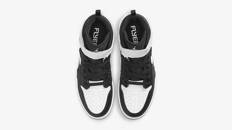 Air Jordan 1 Hi FlyEase GS Black White