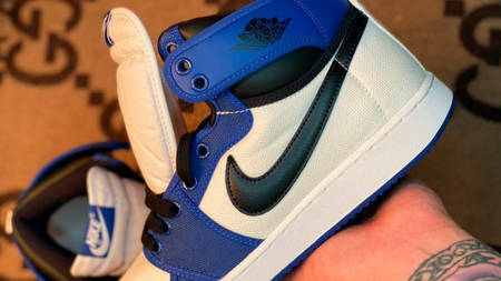 Grab a Sneak Peek at the Air Jordan 1 KO "Storm Blue" Grab a Sneak Peek at the Air Jordan 1 KO "Storm Blue"