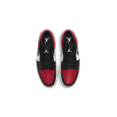 Air Jordan 1 Low Bred Toe Middle