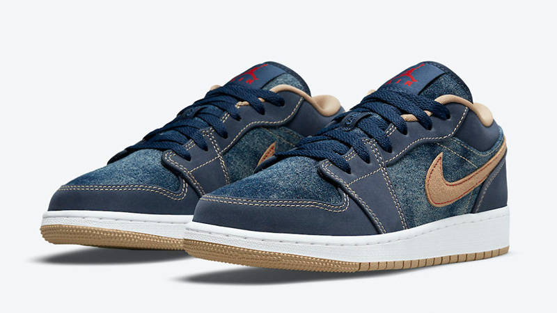 Air Jordan 1 Low Denim DM4692-400 front