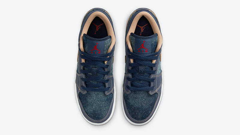 Air Jordan 1 Low Denim DM4692-400 middle