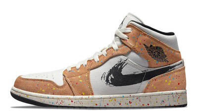 air jordan 1 brushstroke mid