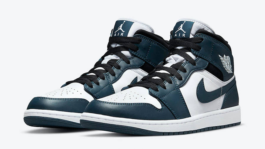 teal air jordan 1 mid