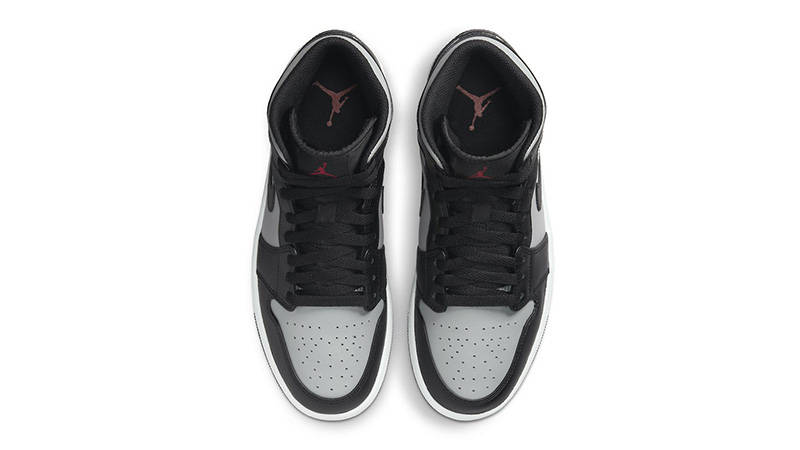 Air Jordan 1 Mid Shadow Black Grey 554724-096 middle