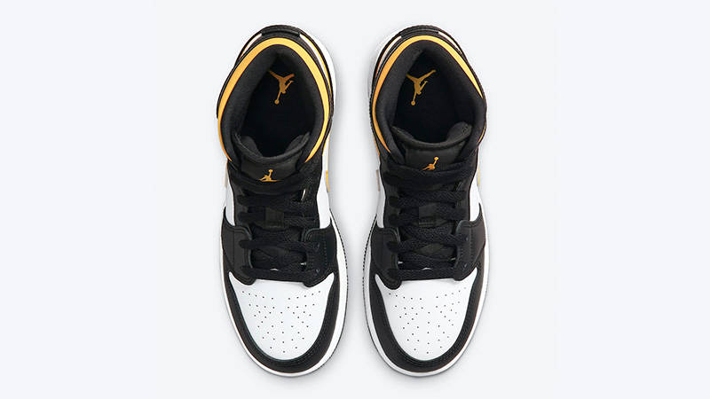 Air Jordan 1 Mid University Gold GS 554725-177 middle