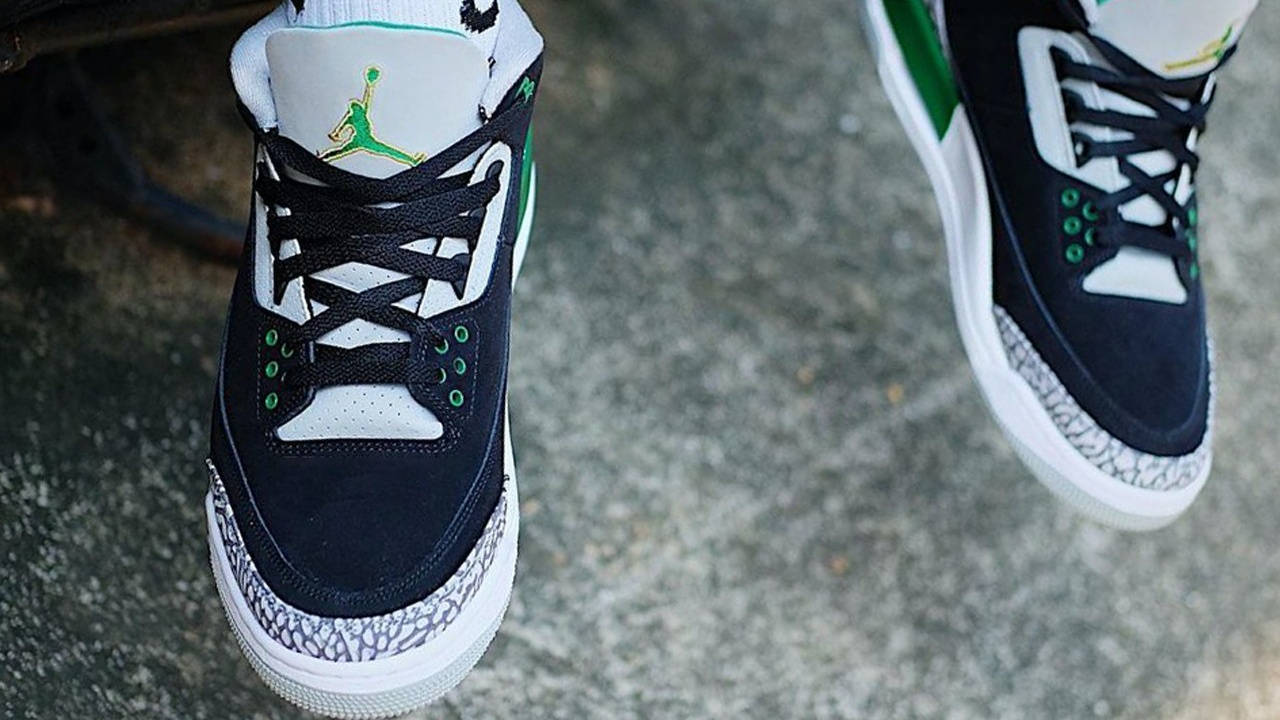 air jordan 3 pine green 3