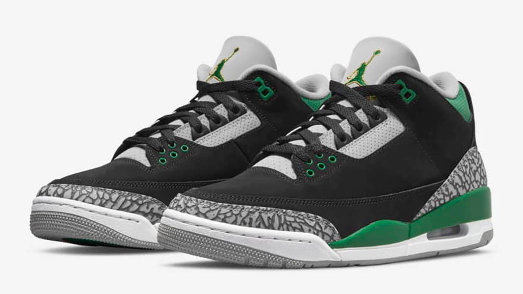 Green hot sale jordan 3s